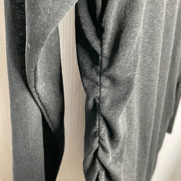 Coldwater Creek Black Ruched Chiffon Blouse‎ - Picture 3 of 5